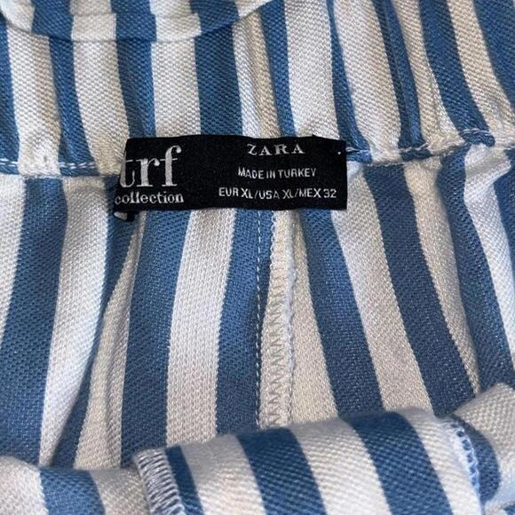 Zara l Striped Pleated Shorts XL - Picture 8 of 10